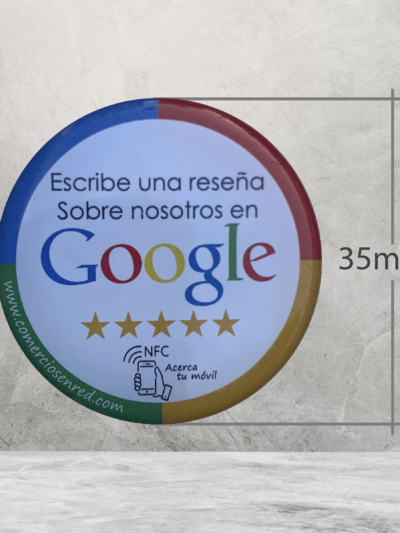 pegatina nfc Google