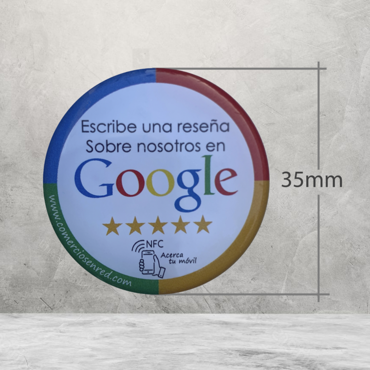 pegatina nfc Google