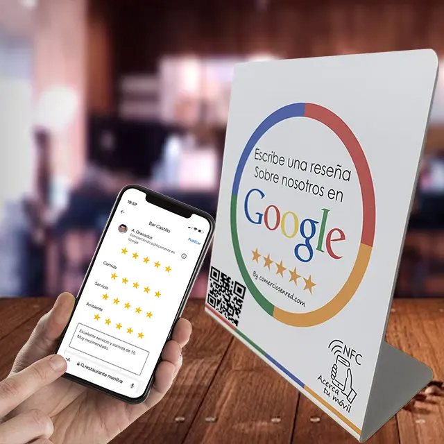 herramienta google reseñas con Qr