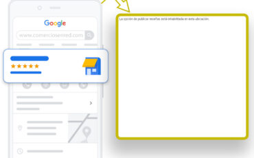 La opción de publicar reseñas esta inhabilitada en esta ubicación